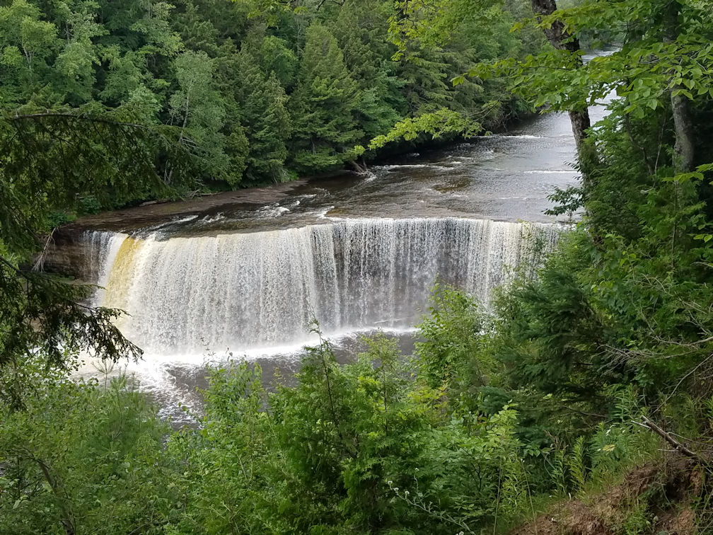 Picture of Upper Falls from Path Picture of Upper Falls from Path