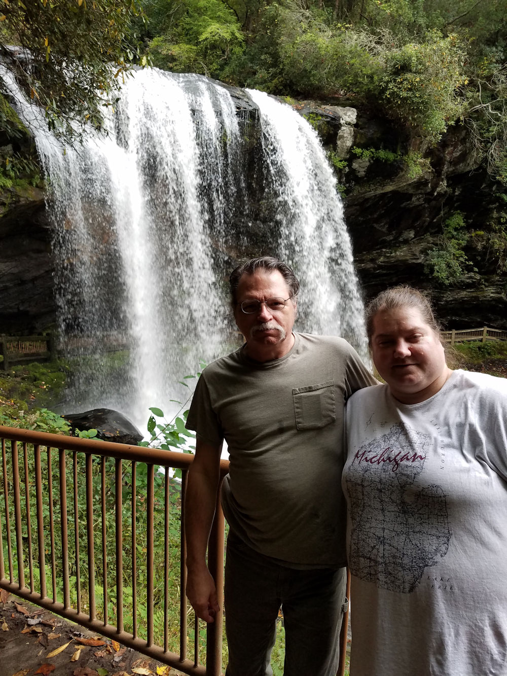 Joe and Edie at the Dry Falls in Georgia October 2018 Joe and Edie at the Dry Falls in Georgia October 2018